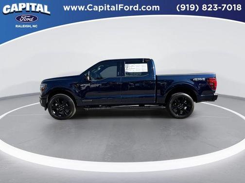 Antimatter Blue Metallic 2024 Ford F-150 Lariat