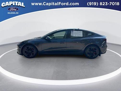 Stealth Gray 2025 Tesla Model 3 Long Range