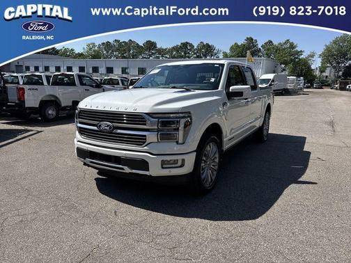 White Metallic 2025 Ford F-150 Platinum