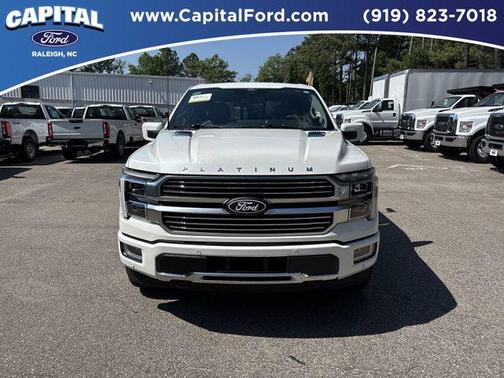 White Metallic 2025 Ford F-150 Platinum