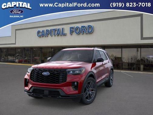 Red 2026 Ford Explorer ST-Line