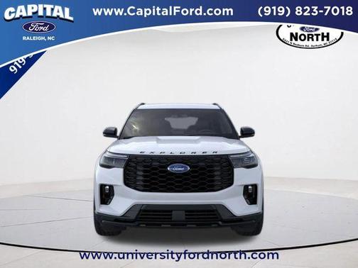 White Metallic 2026 Ford Explorer ST-Line