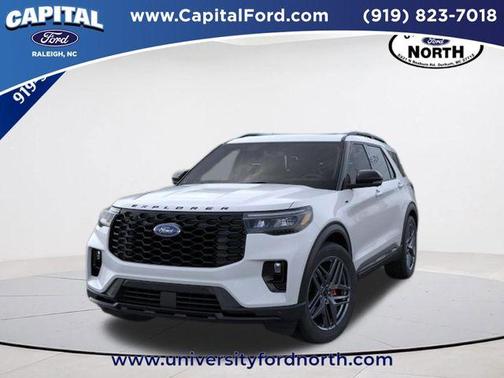 White Metallic 2026 Ford Explorer ST-Line