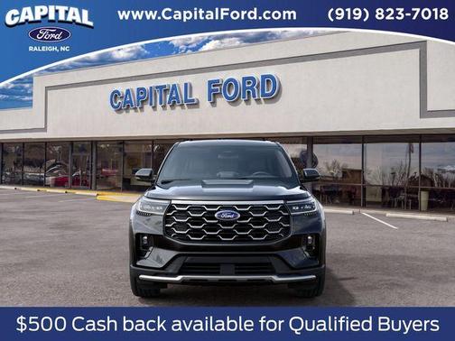 Agate Black Metallic 2027 Ford Explorer Platinum