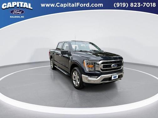 Antimatter Blue Metallic 2022 Ford F-150 XLT
