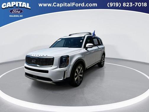 Glacial White Pearl 2021 Kia Telluride S