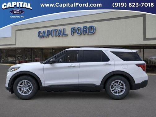 Space White Metallic 2026 Ford Explorer Active