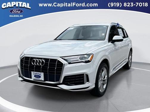 Carrara White 2020 Audi Q7 45 Premium Plus