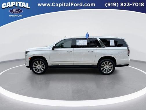 Crystal White Tri-Coat 2023 Cadillac Escalade ESV Premium Luxury Platinum