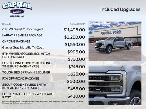 Glacier Gray Metallic 2026 Ford F-250 Lariat