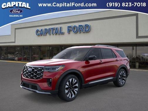 Rapid Red Metallic Tinted Clearcoat 2026 Ford Explorer Platinum