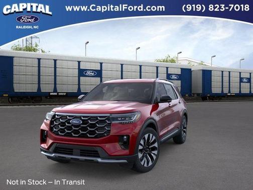 Red Metallic 2026 Ford Explorer Platinum