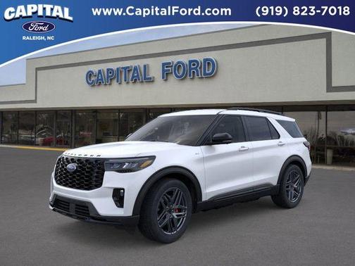 White Metallic 2026 Ford Explorer ST-Line