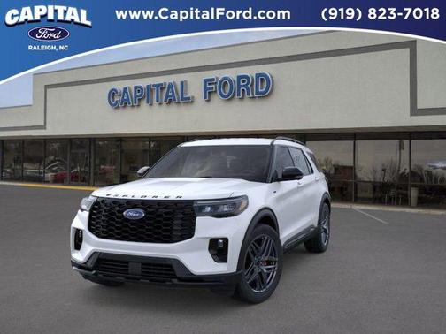 White Metallic 2026 Ford Explorer ST-Line