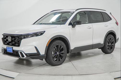 Platinum White Pearl 2026 Honda CR-V Hybrid Sport Touring AWD