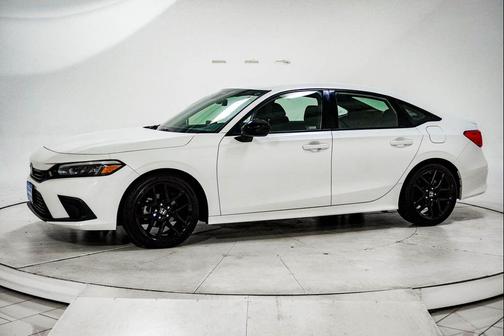 Platinum White Pearl 2023 Honda Civic Sport