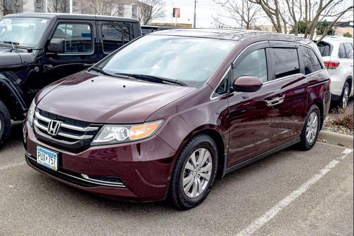 Dark Cherry Pearl 2014 Honda Odyssey EX-L