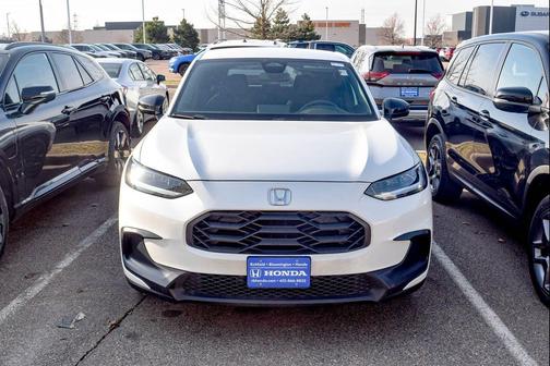 Platinum White 2023 Honda HR-V AWD Sport