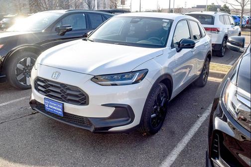 Platinum White 2023 Honda HR-V AWD Sport