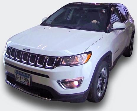 White Clearcoat 2018 Jeep Compass Limited