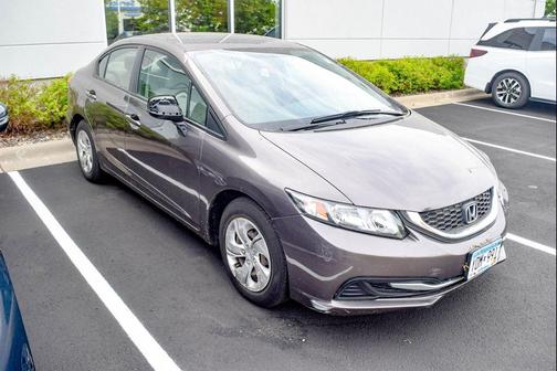 Urban Titanium Metallic 2013 Honda Civic LX