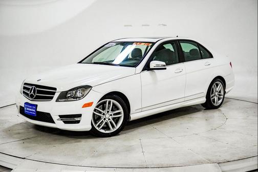 White 2014 Mercedes-Benz C-Class C 300 4MATIC Sport