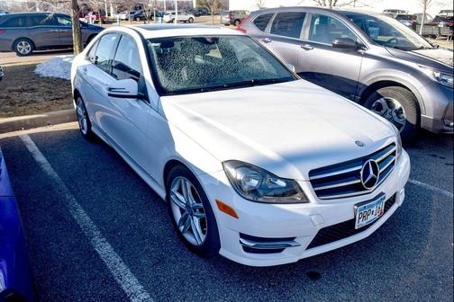 White 2014 Mercedes-Benz C-Class C 300 4MATIC Sport
