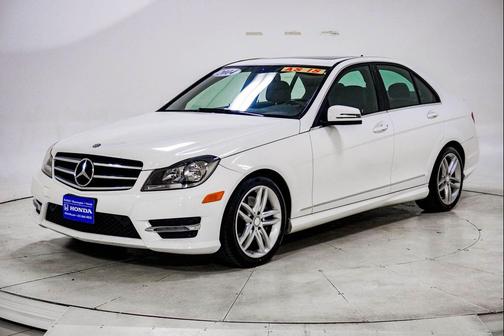 White 2014 Mercedes-Benz C-Class C 300 4MATIC Sport