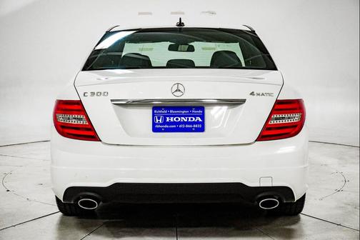 White 2014 Mercedes-Benz C-Class C 300 4MATIC Sport