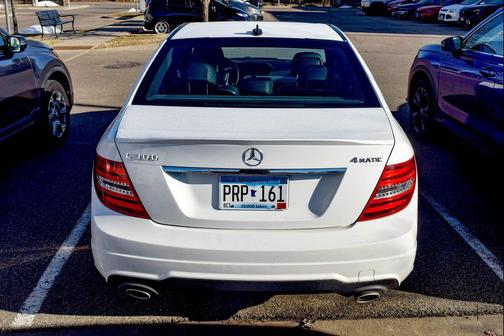 White 2014 Mercedes-Benz C-Class C 300 4MATIC Sport