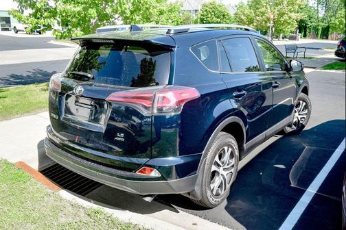 Galactic Aqua Mica 2017 Toyota RAV4 LE