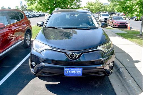 Galactic Aqua Mica 2017 Toyota RAV4 LE