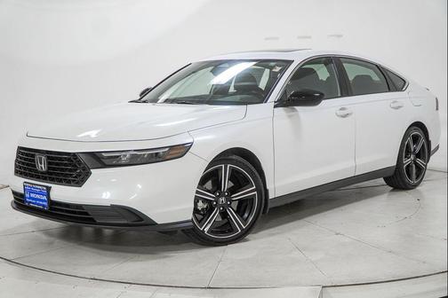Platinum White Pearl 2023 Honda Accord Hybrid Sport