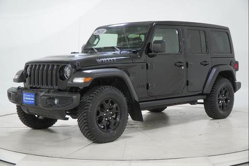 Black Clearcoat 2021 Jeep Wrangler Willys