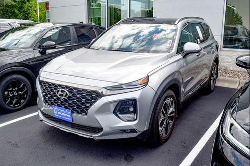 Shimmering Silver Pearl 2020 Hyundai SANTA FE Limited 2.0T