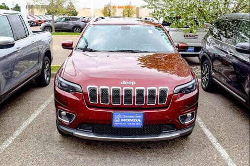 Velvet Red Pearlcoat 2020 Jeep Cherokee Limited