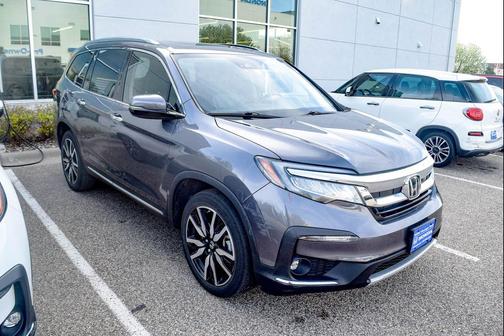 Modern Steel Metallic 2021 Honda Pilot AWD Elite