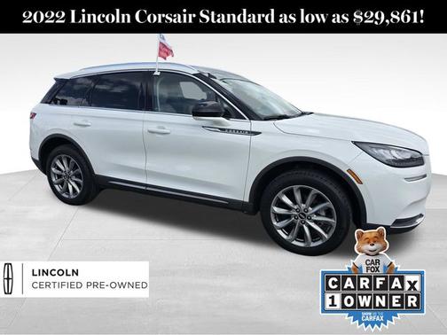 PRISTINE WHITE MET 3C 2022 Lincoln Corsair STANDARD
