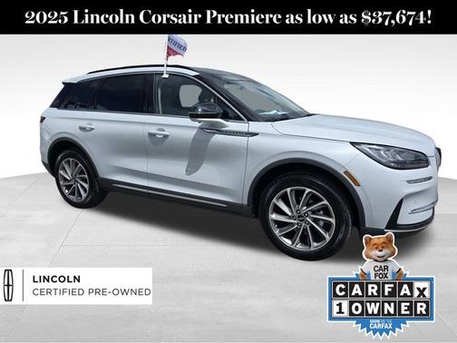 CRYSTAL WHITE MET CC 2025 Lincoln Corsair PREMIERE