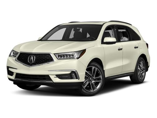 White Diamond Pearl 2017 Acura MDX 3.5L w/Advance Package