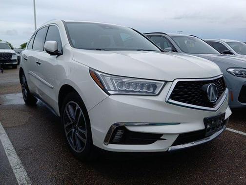 White Diamond Pearl 2017 Acura MDX 3.5L w/Advance Package