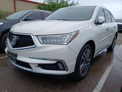 White Diamond Pearl 2017 Acura MDX 3.5L w/Advance Package