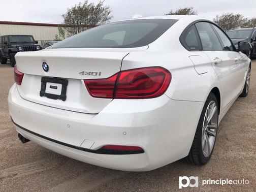 White Metallic 2018 BMW 430 Gran Coupe i