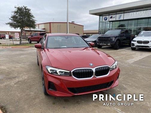 Melbourne Red Metallic 2023 BMW 330 330i Sedan