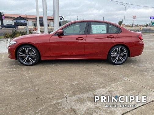 Melbourne Red Metallic 2023 BMW 330 330i Sedan