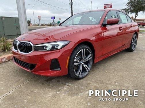 Melbourne Red Metallic 2023 BMW 330 330i Sedan