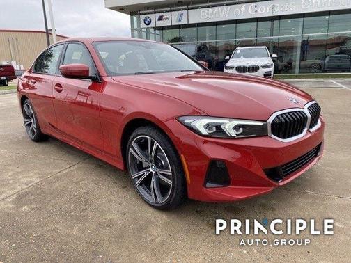 Melbourne Red Metallic 2023 BMW 330 330i Sedan