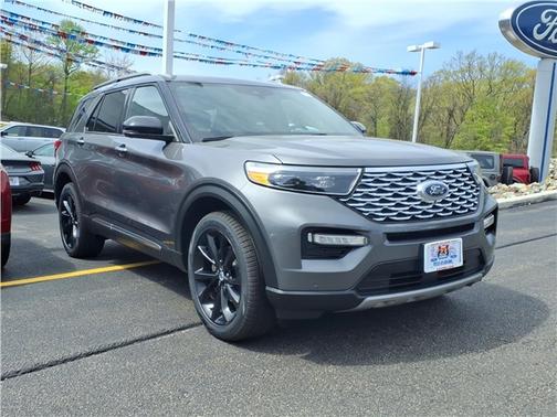 Carbonized Gray Metallic 2023 Ford Explorer Platinum