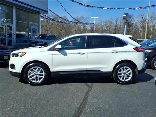 Star White Metallic Tri-Coat 2022 Ford Edge SEL