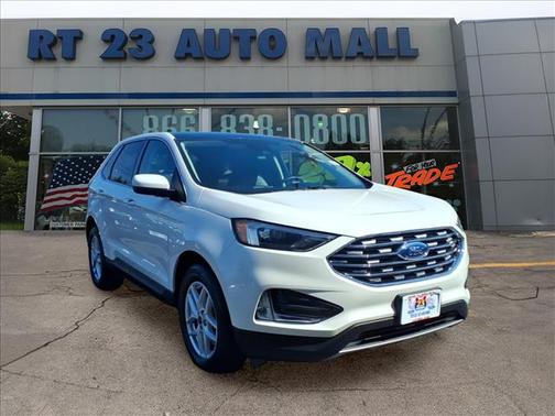 Star White Metallic Tri-Coat 2022 Ford Edge SEL